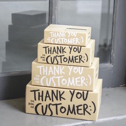 #T006 Thank You Customer Box Size C 20x30x11cm - 1 Set (20PCS)