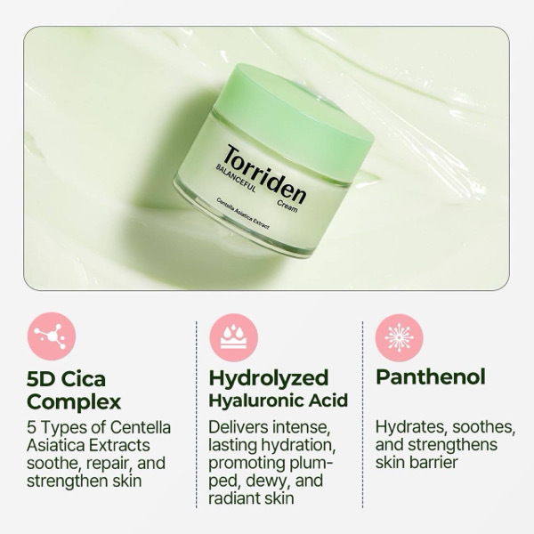 Torriden Centella Asiatica Extract Cream 
