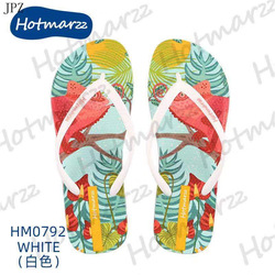Hotmarzz Lizard White Flip Flop 