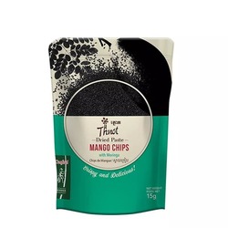 Thnot Dried Mango Chip with Green Pepper Premium Bag 15g