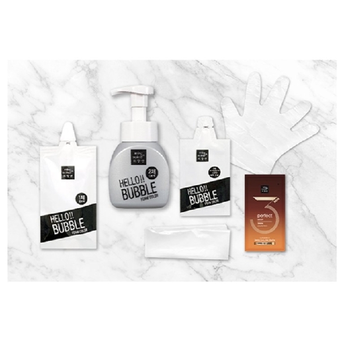 ថ្នាំកក់ពណ៌ MISE EN SCENE Hello Bubble Dark Ash