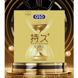 OLO Performa Gold Condom 3pc ស្រោមអនាម័យគ្រើមពន្យារ (3pcs)