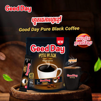 Good Day Pure Black Instant Coﬀee