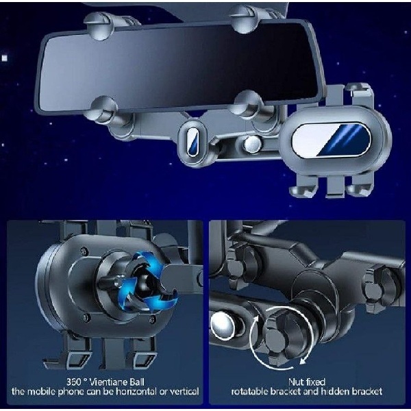 ជើងចាប់ទូរស័ព្ទ ជាមួយកញ្ចក់ឡាន