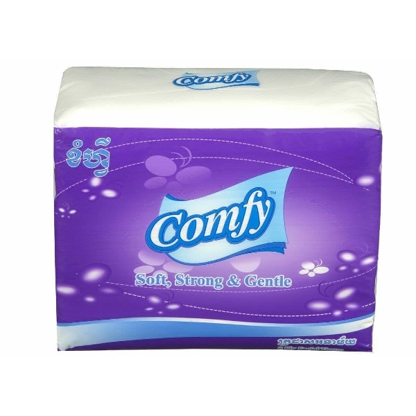 Comfy Kg Facial Tissue Purple (2Rolls)