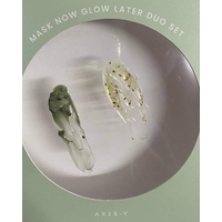 AXIS-Y Mask Now Glow Later Duo Set