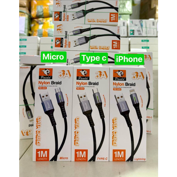 EP59- ខ្សែ panda 3A ភ្លើង USB type A