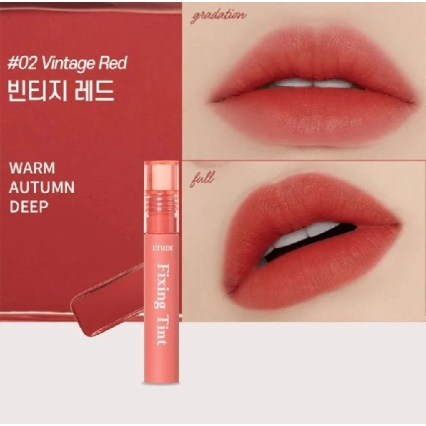 ETUDE HOUSE Fixing Tint - Vintage Red