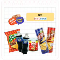 🔥SET - Swing Potato + MISTER POTATO + Jacker Potato + IZE Cola Pet 500ml