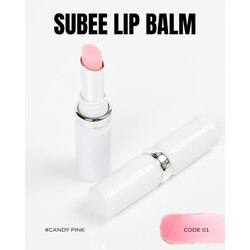 Subee Lip Balm in Code 01 Candy Pink