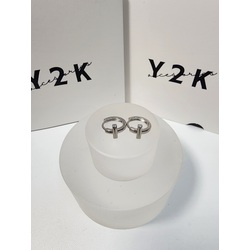 Silver Huggie Hoop Earrings