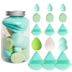 15-Piece Set of Powder Puffs 