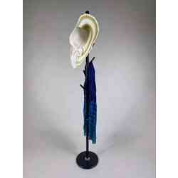 Coat Rack w/Marble Base - Black