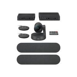 Logitech Rally Plus EU Premium Ultra-HD Conference System with Automatic Camera Control Black