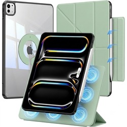 PS-00186 iPad 720° Magnetic Separation Rotating Premium case / Light Green / 1PC