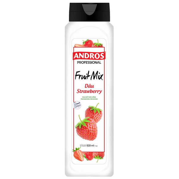 Andros Strawberry 820ml-8bottles