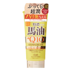 Loshi Moist Aid Japanese Horse Oil&Q10 Rich Hand Cream N