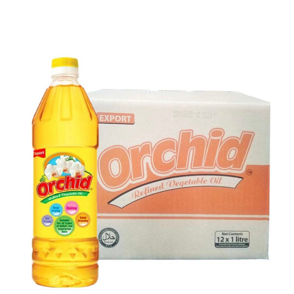 Orchid Cooking Oil 1L - 1 Case (12 Bottles)