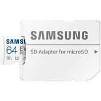 Samsung 64GB EVO Plus Micro SDXC with Adapter
