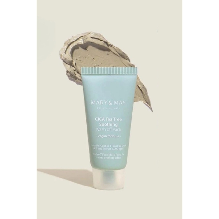 MARY & MAY CICA Tea Tree Soothing Wash Off Pack