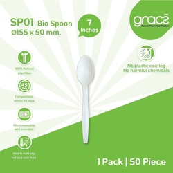 SP01 Bio Spoon 7inch x 50pcs