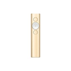 Logitech Spotlight Bluetooth & Wireless Presentation Remote Gold color 