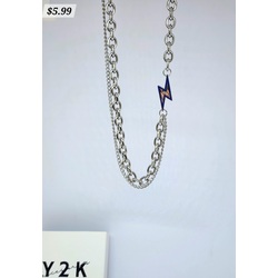 Lightning Bolt Pendant Necklace