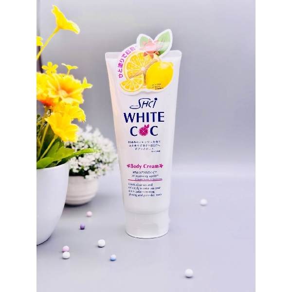 SHCI White CC Body Cream with Vitamin C UV Scattering Agent 180g