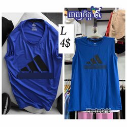 Men Tank Top Shirt - Blue 