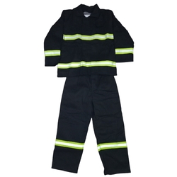 Black Firefighter Suit