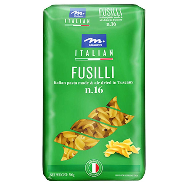 Meadows Fusilli Pasta-500g