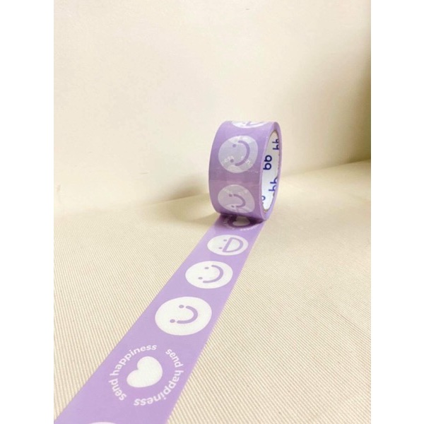 #TP06 Smiley Tape Purple 50cm - 1PC