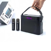 YS-224 Karaoke Speaker with Two Microphones 