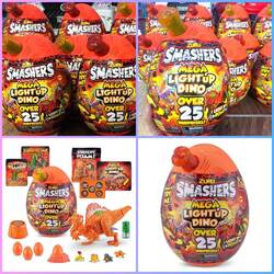 SMASHERS Mega Light Up Dino Over 25 Surprises