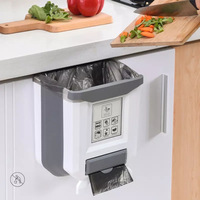 Folding Kitchen Trash Can 