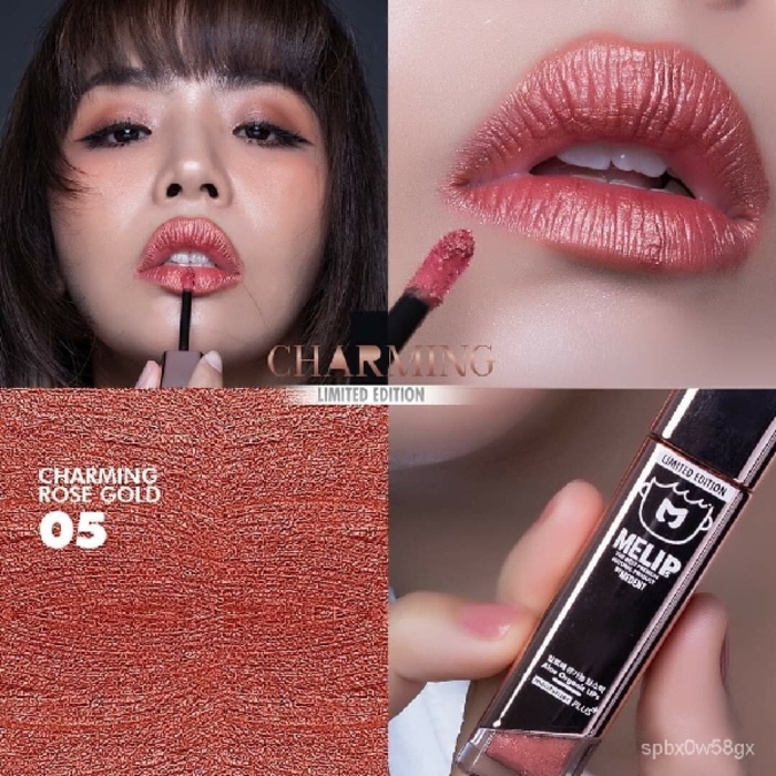 MELIPs by MEDENT Charming Metallic Lips 3g No.05 Charming Rose Gold