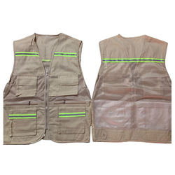 អាវពន្លឺសុវត្ថិភាព ពណ៌ទឹកដោះគោ ចំណាំងផ្លាតពណ៌ត្រួយចេក