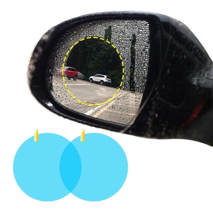 2PCS Car Sticker Rainproof Film