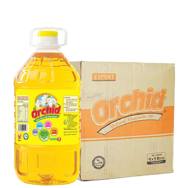 Orchid Cooking Oil 5L - 1 Case (4 Bottles)