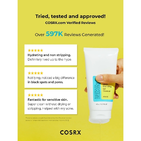 COSRX Low pH Good Morning Gel Cleanser