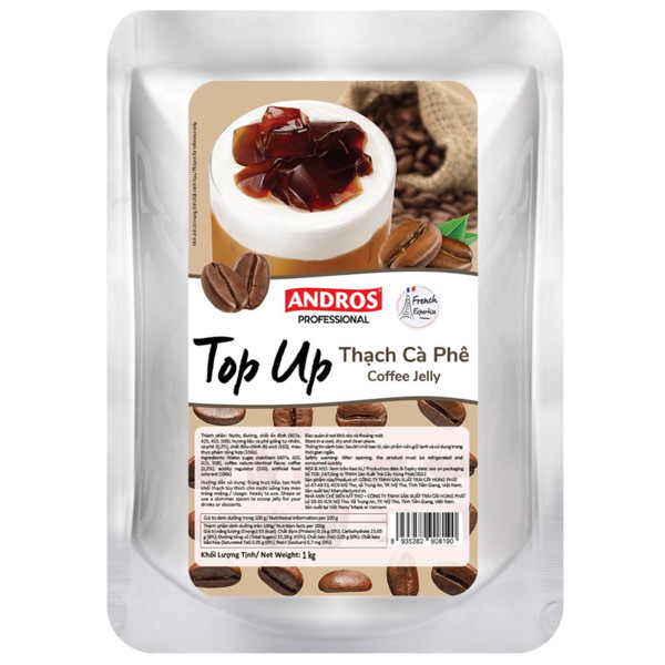 Andros To Up Coffee Jelly 1KG-8packs