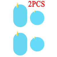 2PCS Car Sticker Rainproof Film