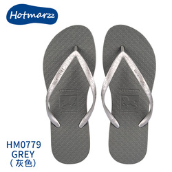 Hotmarzz Slim Silver Flip Flop 