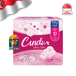 CINDI DAY WING SANITARY PADS ULTRA SLIM 25CM-10'S