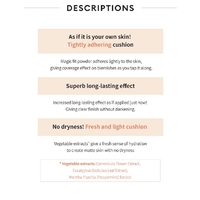 Missha Magic Cushion Cover Lasting SPF50+/PA+++ 15g No.21