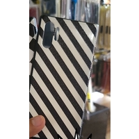 សំបកជ័រការ៉ូ ឆ្នូតខ្មៅ Samsung Galaxy Note 10 Pro