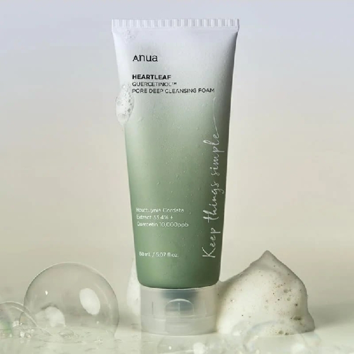 ANUA HEARTLEAF SUCCINIC PORE DEEP CLEANSING FOAM 150ml