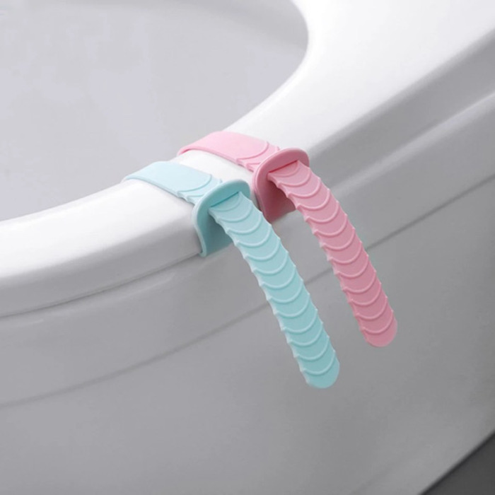 2PCS Silicone Toilet Lid Lifter 