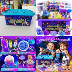 DIY slime Cosmic shimmer Magic Kit purple