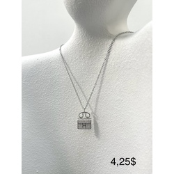 Hermes VIP model Steel necklace